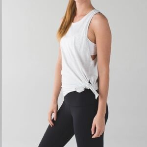 Lululemon Tie & Go Tank in White